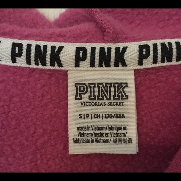Pink by VIctoria’s Secret Crop Hoodie Size Small - Picture 7 of 7